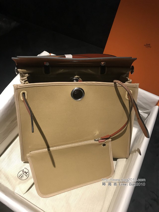 Hermes包包 愛馬仕升級版Herbag 手提肩背斜挎包 男女同款  tdh2139
